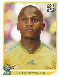 2010 Panini FIFA World Cup Stickers (Blue Back) #44 Richard Henyekane Front