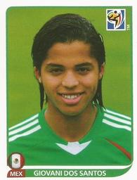 2010 Panini FIFA World Cup Stickers (Blue Back) #61 Giovani Dos Santos Front
