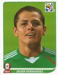 2010 Panini FIFA World Cup Stickers (Blue Back) #64 Javier Hernandez Front