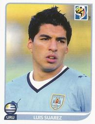 2010 Panini FIFA World Cup Stickers (Blue Back) #84 Luis Suarez Front