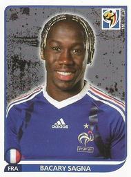 2010 Panini FIFA World Cup Stickers (Blue Back) #93 Bacary Sagna Front