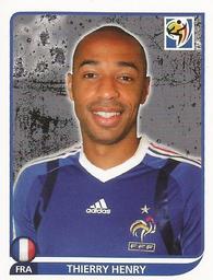 2010 Panini FIFA World Cup Stickers (Blue Back) #103 Thierry Henry Front