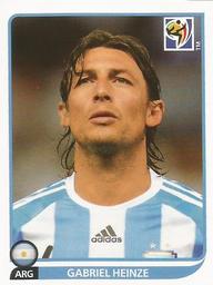 2010 Panini FIFA World Cup Stickers (Blue Back) #110 Gabriel Heinze Front