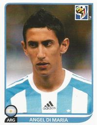 2010 Panini FIFA World Cup Stickers (Blue Back) #119 Angel Di Maria Front