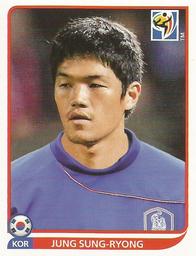 2010 Panini FIFA World Cup Stickers (Blue Back) #147 Jung Sung-Ryong Front