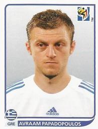 2010 Panini FIFA World Cup Stickers (Blue Back) #170 Avraam Papadopoulos Front