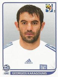 2010 Panini FIFA World Cup Stickers (Blue Back) #176 Giorgos Karagounis Front