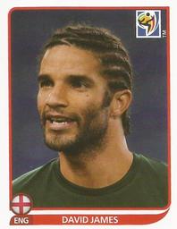 2010 Panini FIFA World Cup Stickers (Blue Back) #184 David James Front