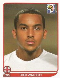 2010 Panini FIFA World Cup Stickers (Blue Back) #196 Theo Walcott Front