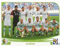 2010 Panini FIFA World Cup Stickers (Blue Back) #220 Algérie - Team Front