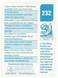 2010 Panini FIFA World Cup Stickers (Blue Back) #232 Karim Ziani Back