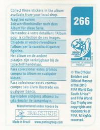 2010 Panini FIFA World Cup Stickers (Blue Back) #266 Arne Friedrich Back