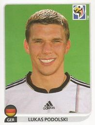 2010 Panini FIFA World Cup Stickers (Blue Back) #274 Lukas Podolski Front