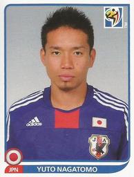 2010 Panini FIFA World Cup Stickers (Blue Back) #380 Yuto Nagatomo Front