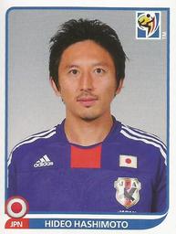 2010 Panini FIFA World Cup Stickers (Blue Back) #382 Hideo Hashimoto Front