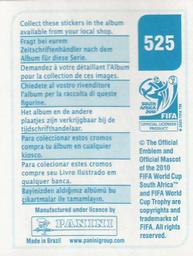2010 Panini FIFA World Cup Stickers (Blue Back) #525 Côte D'ivoire - Emblem Back