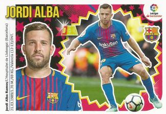 2018-19 Panini LaLiga Santander Este Stickers - FC Barcelona #7A Jordi Alba Front