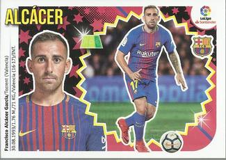 2018-19 Panini LaLiga Santander Este Stickers - FC Barcelona #15B Paco Alcácer Front