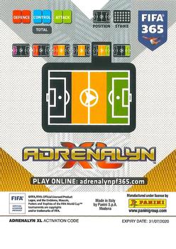 2019-20 Panini Adrenalyn XL FIFA 365 #61 Raheem Sterling Back