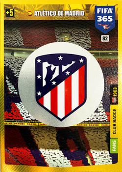 2019-20 Panini Adrenalyn XL FIFA 365 #82 Club Badge Front