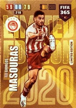 2019-20 Panini Adrenalyn XL FIFA 365 - Limited Edition #NNO Giorgos Masouras Front