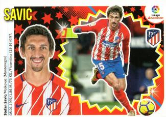 2018-19 Panini LaLiga Santander Este Stickers - Atletico Madrid #6 Stefan Savic Front