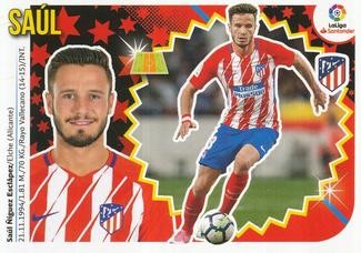 2018-19 Panini LaLiga Santander Este Stickers - Atletico Madrid #11 Saul Niguez Front