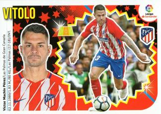 2018-19 Panini LaLiga Santander Este Stickers - Atletico Madrid #13 Vitolo Front