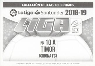2018-19 Panini LaLiga Santander Este Stickers - Girona FC #10A David Timor Back