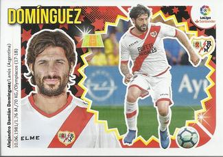 2018-19 Panini LaLiga Santander Este Stickers - Rayo Vallecano #12B Domínguez Front