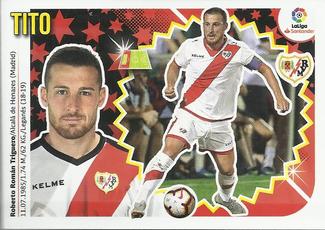 2018-19 Panini LaLiga Santander Este Stickers - Rayo Vallecano #3BIS Tito Front