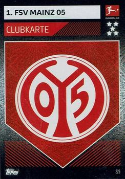 2019-20 Topps Match Attax Bundesliga #226 1. FSV Mainz 05 Clubkarte Front