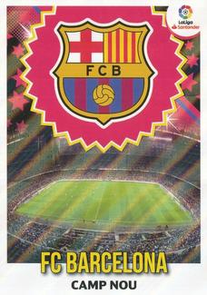 2018-19 Panini LaLiga Santander Este Stickers - Escudos & Entrenadores #7 Escudo Barcelona Front