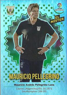 2018-19 Panini LaLiga Santander Este Stickers - Escudos & Entrenadores #24 Mauricio Pellegrino Front