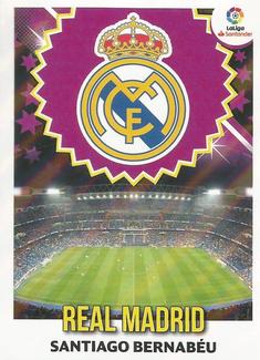 2018-19 Panini LaLiga Santander Este Stickers - Escudos & Entrenadores #27 Escudo Real Madrid Front