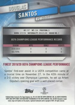 2019-20 Finest UEFA Champions League #18 Douglas Santos Back