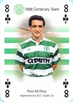 2004-05 The 1988 Celtic Football Club Playing Cards #8♣ Paul McStay Front
