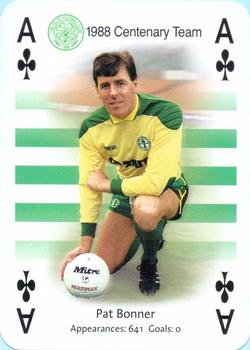 2004-05 The 1988 Celtic Football Club Playing Cards #A♣ Pat Bonner Front