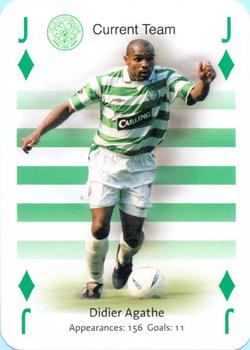 2004-05 The 1988 Celtic Football Club Playing Cards #J♦ Didier Agathe Front
