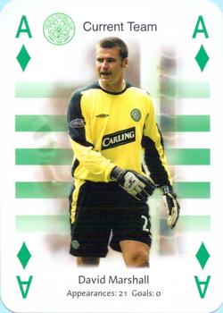 2004-05 The 1988 Celtic Football Club Playing Cards #A♦ David Marshall Front