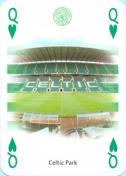 2004-05 The 1988 Celtic Football Club Playing Cards #Q♥ Celtic Park Front