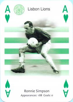 2004-05 The 1988 Celtic Football Club Playing Cards #A♥ Ronnie Simpson Front