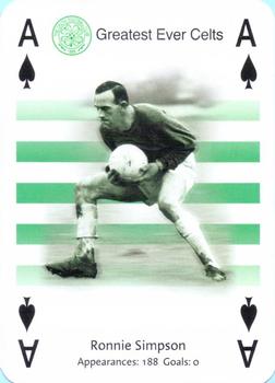 2004-05 The 1988 Celtic Football Club Playing Cards #A♠ Ronnie Simpson Front