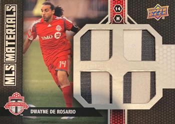 2011 Upper Deck MLS - MLS Materials Quad Premium Series #M-DD Dwayne De Rosario Front