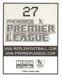 2007-08 Merlin Premier League 2008 #27 Gilberto Back