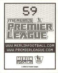2007-08 Merlin Premier League 2008 #59 Nigel Reo-Coker Back