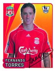 2007-08 Merlin Premier League 2008 #320 Fernando Torres Front