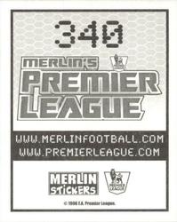2007-08 Merlin Premier League 2008 #340 Manchester City Badge Back