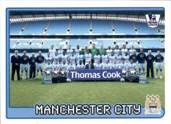 2007-08 Merlin Premier League 2008 #341 Manchester City Team Photo Front