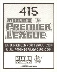2007-08 Merlin Premier League 2008 #415 Fabio Rochemback Back